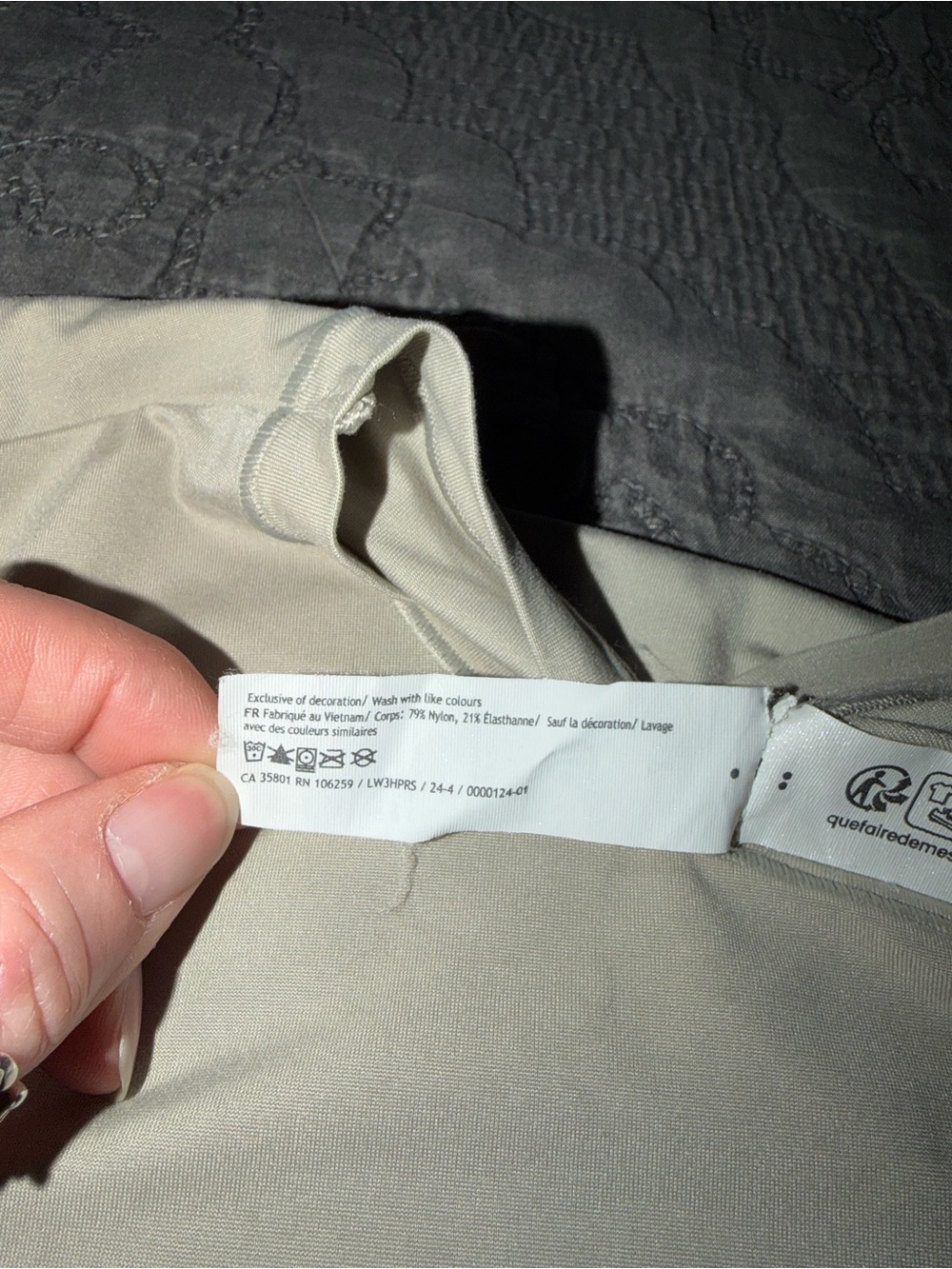 Lululemon Wundermost Ultra-Soft Nulu Crewneck Long-Sleeve Shirt-Riverstone Sz-L - Picture 3 of 6